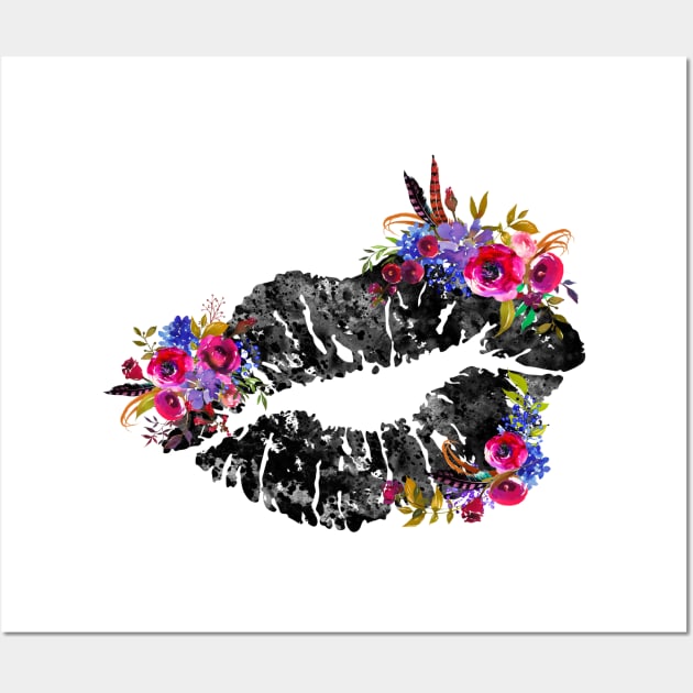 Lips Wall Art by erzebeth